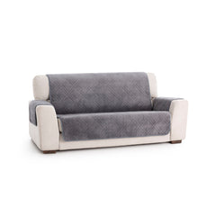 Husa matlasata canapea 1-2-3-4-5 locuri Sofazip Velvet, antiaderentă, moale, culoare Grey